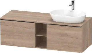 Duravit D-Neo Konsolen-Waschtischunterbau wandhängend 1400x550x459 Az 2 Ei mr Mt DE4950RBD550000