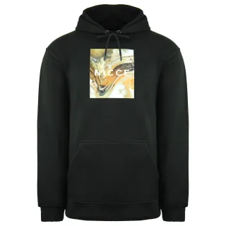 Nicce Long Sleeve Pullover Schwarzer Herren Luftkasten Hoodie 211 1 02 06 0345