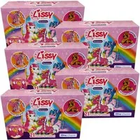Blue Ocean Sammelkarte Lissy Pony Unicorn Serie 2 Einhorn mit Kutsche Sammelfiguren 5 Stück