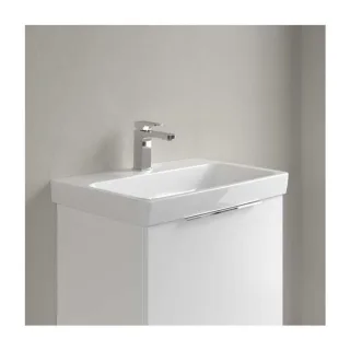 Villeroy und Boch Architectura Waschtisch 4A87KL01 65x44,5cm, geschliffen, 1 Hahnloch, ohne Überlauf, weiß