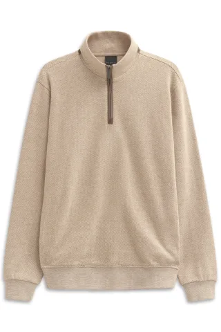 bugatti - Herren Sweatshirt beige - Gr. - XL