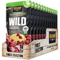 Belcando Wild mit Hirse & Preiselbeeren - Premium Nassfutter in Frischebeuteln 12x125g, Nassfutter für: Hunde