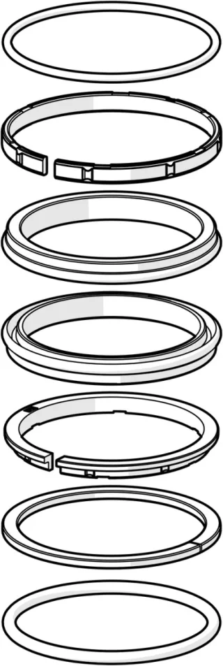 Hansa Dichtungskit HANSA 1017137V, 1017137V 1017137V