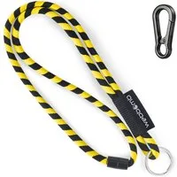 WEBBOMB Schlüsselanhänger Lanyard Tubular Schlüsselband mit Karabiner + Schlüsselring keychain