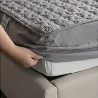 Matratzenauflage Matratzenauflage Baumwolle 90x200cm,140x200cm,180x200cm wohnTRAUM24, Atmungsaktiv Matratzenschoner, Allergiker Matratzenschutz,Waschbar