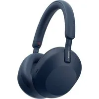 Sony WH1000XM5 Over-Ear-Kopfhörer (Freisprechfunktion, Hi-Res, Multi-Point-Verbindung, Noise-Cancelling, Rauschunterdrückung, Sprachsteuerung, Alexa, Google Assistant, A2DP Bluetooth, Bluetooth, HFP, HSP, AVRCP Bluetooth, inkl. Leichter Schutzhülle (