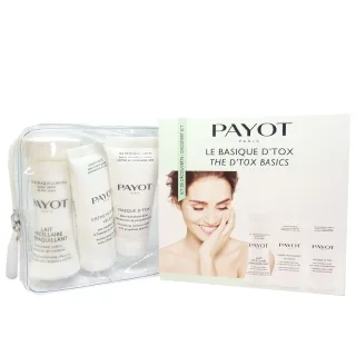 Payot The DeTox Basics Kit  Gesicht Haut Reinigung Milch Creme Maske Set