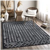 Sanat Teppich Boho 8204, rechteckig, Höhe: 10 mm, Kurzflor, robust, Boho, Scandic, für Fussbodenheizung geeignet