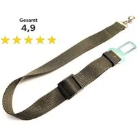 PaulZdrada Hundeleine Anschnallgurt für Hunde Auto Sicherheitsgurt Autohundegeschirr, (1-tlg), Hunde Sicherheitsgurt für Auto, Verstellbar 46 - 68 cm, Hundeleine .
