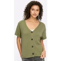 heine Strickjacke Strickjacke Kurzarm Jersey