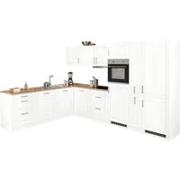 KOCHSTATION Winkelküche KS-Tinnum, mit E-Geräten, Stellbreite 240/330 cm