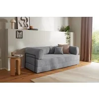 homsy by Ana Johnson Schlafsofa Folda Dauerschläfer, B: 206 cm, Liegefl. 181x198 cm, mit Bett-/Schlaffunktion, inkl. 1x Zierkissen, Tonnentaschenfederkern