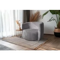 Kayoom Drehsessel Sessel Aveiro 125, Teddy-Sessel, bohem, scandy (1-St., Sessel, Drehsessel, Teddy-Sessel, OTTOs Choice), kuscheliger Teddy-Stoff, gemütlich gepolstert, minimalistisch
