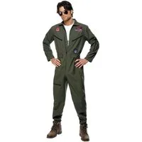 Smiffys Kostüm Top Gun - Karnevalskostüm Faschingskostüm Herren, Original lizenziertes Kostüm aus dem Film 'Top Gun'