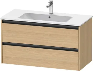 Duravit Ketho.2 Waschtischunterbau wandhängend Natur Eiche Matt 1010x480x550 mm - K25264030300000 K25264030300000