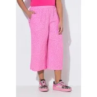 Angel of Style Funktionshose Culotte weites Bein Musselin Leo-Muster