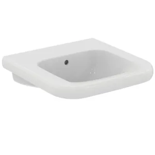 Ideal Standard Contour 21+ Waschtisch E3614HY ohne Hahnloch, mit Überlauf, 545x550x195 mm, Weiß, SmartGuard+