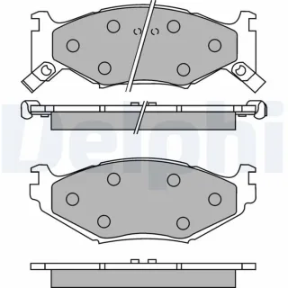Delphi Bremsbel?ge vorne Chrysler Daytona Le Saratoga Voyager Dodge Caravan