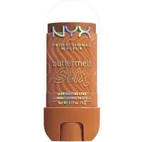 NYX PROFESSIONAL MAKEUP Highlighter BUTTERMELT STIX GLOW BOOSTING HIGHLIGHTER STICK, mit Cupuaçu- und Kokosnussbutter, für einen ultimativen Glow