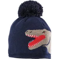 MAXIMO Strickmütze KIDS BOY-Mütze Dino Vollfutter (1-St)