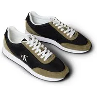 Calvin Klein Jeans RETRO RUNNER ESS MIX MAT Sneaker Runner-Sneaker, Freizeitschuh, Halbschuh mit seitlichem CK-Logo