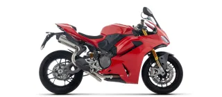 Sport Auspuff Arrow Round Sil TITAN Ducati Panigale 890 V2 /V2 S Bj.2025-2026 EURO5+/eintragungsfrei