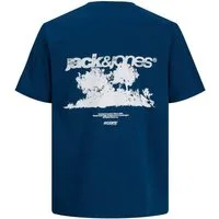 Jack & Jones T-Shirt JCOBREEZE BACK PRINT TEE SS CREW EA26