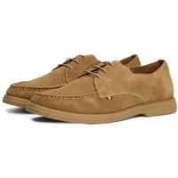Tommy Hilfiger TOMMY HILFIGER SUEDE MOC T DERBY Schnürschuh, Schnürschuh, Halbschuh, Businesschuh mit Mokassin-Naht