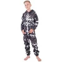 O'Poppy Jumpsuit Kinder camo urban grey (1-tlg) Zwergen Kapuze und Eingrifftaschen