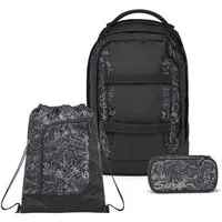 Satch Schulrucksack Pack (3tlg., inkl. Schlamperbox und Sportbeutel)