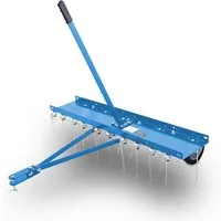 Bituxx Rasenlüfter Vertikutierer / Rasenstriegel für Rasentraktor, 102 cm Arbeitsbreite, (MS-18150)