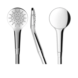 LAUFEN Handbrause Mytwin100, Chrome Brausestrahl: Rainspray HF939028100000