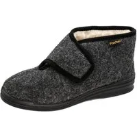 Fischer-Markenschuh Basti Hausschuh mit Klettverschluss, mit Schurwollfutter, Weite H