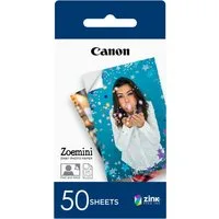 Canon Fotopapier Zoemini ZINK™ 5 x 7,5 cm Fotopapier mit 50 Blatt