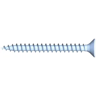 Reisser Q200 plus, Spanplattenschraube, Flachsenkkopf, Vollgewinde, TX, Stahl, verzinkt, blau passiv - Q09250S121-045035V-1