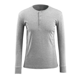 MASCOT Pelham Herren Langarmshirt Grau-meliert L - 50581-964-08-L
