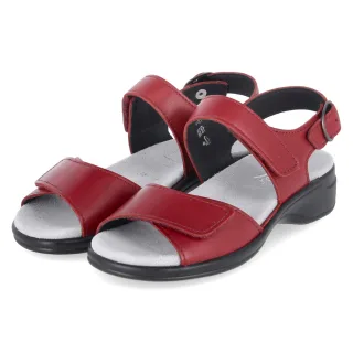 Semler Sandalen HEIKE Rot - Gr. 37,5 -  Leder und Textil