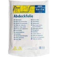 A.S. Création Schutzfolie Abdeckfolie transparente Staubschutzfolie, transparent, 4,00 m x 5,00 m
