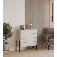 OTTO home Kommode Jukon, Breite 84 cm, moderne grifflose Kommode, Schubladenkommode mit 4 Schubkästen, push to open Funktion