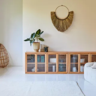 Vitrine Alex aus Mindiholz 120