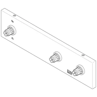 Dornbracht 3-Loch-Platte Stand 04279802500-00 chrom