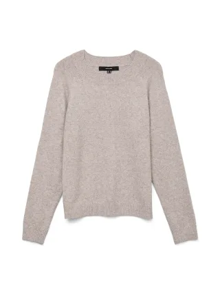 VERO MODA - VMDOFFY LS O-NECK BLOUSE GA NOOS Woodrose - Gr. - XS