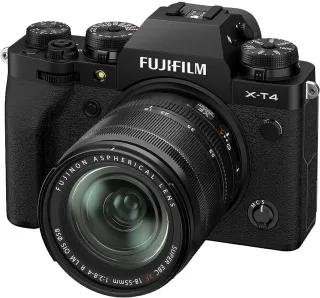 Fujifilm X-T4 [261MP Live View 3" LCD Touch] schwarz inkl. XF 18-55mm 1:28-40 R LM OIS Objektiv