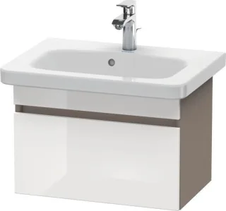 Duravit DuraStyle Waschtischunterbau wandhängend Weiß & Basalt Hochglanz & Matt 580x368x398 mm - DS6 DS637902243