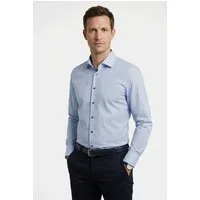 OLYMP Langarmhemd No 6 six super slim, New York Kentkragen, gemustert, Businesshemd