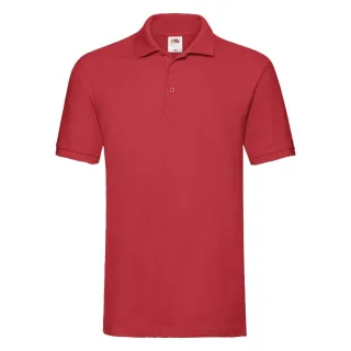 Fruit of the Loom - "Premium" Poloshirt für Herren (Rot)