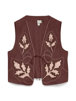 VERO MODA - VMJAMILA S/L VEST WVN BTQ GA Andorra - Gr. - XL