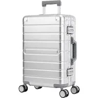 Travelhouse Handgepäckkoffer 100% Aluminium Serie OSLO - verschiedene Farben, 4 Rollen, mit stabilem Aluminium-Gehäuse und verstärkten Ecken