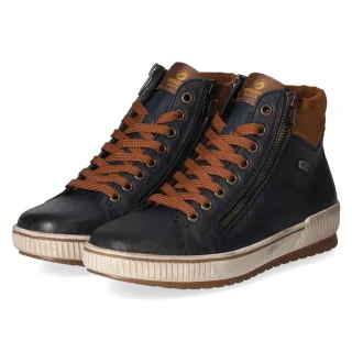 Remonte Schnürboots  Blau - Gr. 36 -  Textil