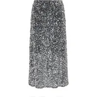 JDY Midirock JDYDIANA SEQUINS SLIT SKIRT JRS EXP
